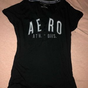 Aeropostale black short sleeve top